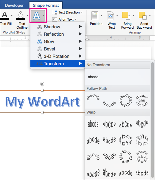 word for mac text direction