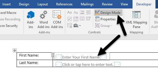 how to insert title field in word for mac 2011
